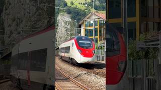 🚆EC RABe 501 quotObwaldenquot amp quotNeuchâtelquot in Sisikon Der Giruno auf dem Weg von Zürich nach Mailand🌟 [upl. by Hennessey]