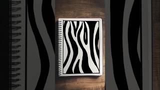 Easy zebra technique to calm your mind with art zebra calm lines [upl. by Felike]