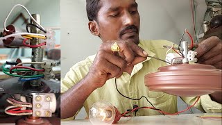 ceiling fan connection  fan connection testing by Electrical Telugu [upl. by Lorena]