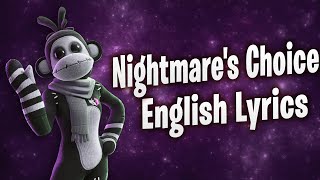 NIGHTMARES CHOICE Lyrics English  Fortnite Lobby Track [upl. by Elrod]