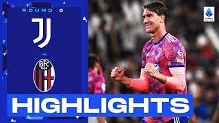 JuventusBologna 30  Juve’s strikers in full swing Goals amp Highlights  Serie A 202223 [upl. by Iphlgenia816]