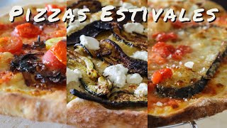 3 IDEES DE RECETTES PIZZAS  Garniture Pizza Végétarienne [upl. by Blockus]