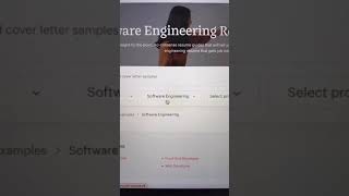 Sowtware Engineer RESUME 📝 career [upl. by Swee]