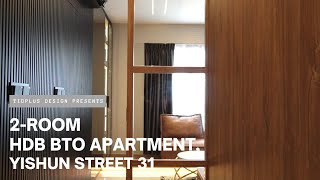 2room HDB BTO Apartment Renovation Yishun Street 31 [upl. by Kimball]