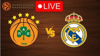 🔴 Live Panathinaikos vs Real Madrid  EuroLeague 20232024  Live Play by Play Scoreboard [upl. by Rawde]