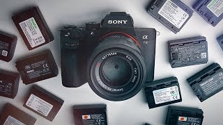 Best Sony A7III Batteries [upl. by Hgieliak]