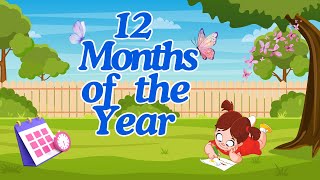 quotLearn the 12 Months of the Year  Months Name for Kids  Educational Video for Toddlersquot [upl. by Berte]