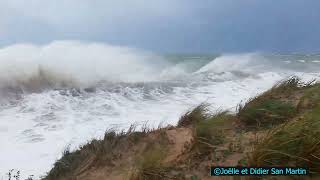 Octobre 2023 tempête Céline sur lîle de Noirmoutier [upl. by Janine166]