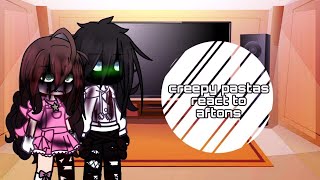 •creepypastas react to aftons• REMAKE [upl. by Hurlee940]