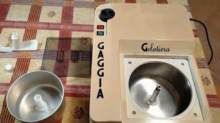 gelatiera gaggia  gelato allo yogurt [upl. by Ahseal]