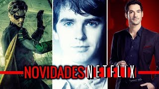 Netflix confirma data estreia TITÃS LUCIFER GREYS ANATOMY DESVENTURAS EM SÉRIE e Notícias Netflix [upl. by Dracir664]