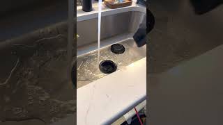 Clearing a backed up kitchen drain with the Ridgid K9102 Flex Shaft [upl. by Carie51]