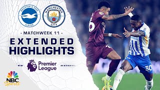 Brighton v Manchester City  PREMIER LEAGUE HIGHLIGHTS  1192024  NBC Sports [upl. by Angelique]