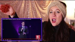 Vocal Coach REACTS to JEREMY JORDAN SHE USED TO BE MINE WAITRESS SUPERGIRL [upl. by Anemaj]