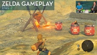 Legend of Zelda Breath Of The Wild Gameplay Part 2 [upl. by Enak]