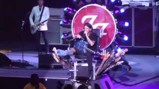 Foo Fighters in Toronto July 9 2015 Dave Grohl explains how he broke his leg in Sweden [upl. by Desiree]