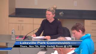 Lakeville Park Commission 11724 [upl. by Ader]