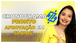 CRONOGRAMA DE ESTUDOS PARA CONCURSO BANCO DO BRASIL GRATUITO [upl. by Pearl]