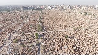 Stunning drone images of worlds biggest cemetery Iraq [upl. by Arriaes]