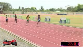 Teixiera Johnson Shows Incredible Speed in Class 4 Girls 200m Win  Watch the Exciting Race Now [upl. by Chang45]