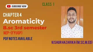 Aromaticity 01  Introduction amp Huckels rule  BSc 3rd semester FYUGP Gauhati University [upl. by Ahsenyl]