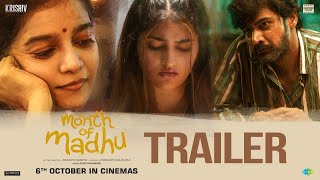 Month Of Madhu Trailer  Naveen Chandra Swathi  Srikanth Nagothi  In Cinemas on Oct 6th [upl. by Amari970]