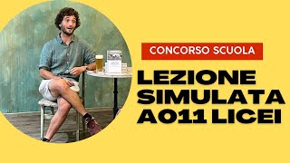 concorso scuola tutorial lezione simulata a011 [upl. by Nyrehtac]