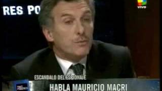 MACRI ADMITE QUE A PALACIOS SE LO RECOMENDÓ LA DEA Y EL MOSSAD [upl. by Shirk]