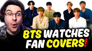 BTS Reacts to ARMY Covers and My Mind is BLOWN [upl. by Aube858]