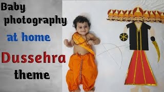 Dusshera theme baby photoshoot ideas  Navratri baby photoshoot ideas [upl. by Enyawad]