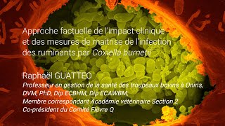 Impact clinique et des mesures de maitrise de linfection des ruminants par Coxiella burnetii [upl. by Hashim930]