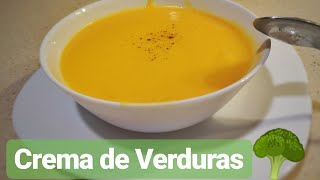 🥦 CREMA de VERDURA🥒 en Thermomix Receta saludable ¡Te atreves [upl. by Emory]