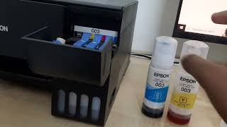 How To Refilling Ink in Epson L3250 Printer for Seamless Printing [upl. by Adnale]