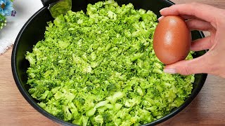 I cook this broccoli with eggs every 3 days Delicious and very simple breakfast [upl. by Peskoff289]