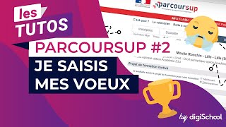 Parcoursup  tuto 2  Je saisis mes voeux Parcoursup [upl. by Meave]