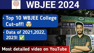 WBJEE Top 10 colleges cutoff  wbjee2024 [upl. by Atsok479]