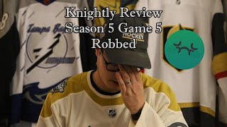 KR5  Game 5  Robbed  TBL 4 VGK 3 [upl. by Kurtzig150]