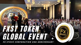 FXST  FX Stock Corporation 2nd Anniversary  FXST Token Global Dubai Event [upl. by Leipzig]