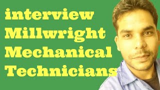 interview for millwright technician millwrigh [upl. by Aniad]