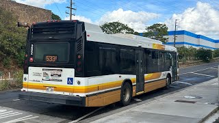 Honolulu TheBus Route 533 Waiawa Pearl Highlands Skyline Station Bus 202 [upl. by Eyatnod597]