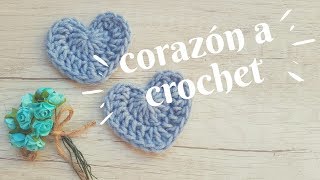 COMO HACER UN CORAZÓN A CROCHET EN POCOS MINUTOS [upl. by Libbey]