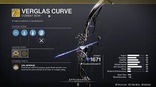 HOW TO GET VERGLAS CURVE  DESTINY 2 [upl. by Sevik]