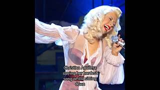 Hurt  Christina Aguilera live xtina [upl. by Salita]