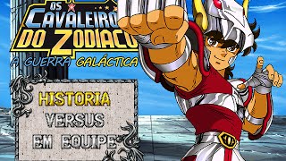 Cavaleiros do Zodíaco  A Guerra Galáctica MUGEN JOGO DUBLADO EM PORTUGUÊS BR DOWNLOAD [upl. by Yssis]