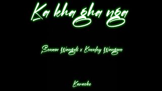 Ka kha gha nga  Sonam Wangdi x Kuenley Wangmo karaoke without vocal [upl. by Aiam]