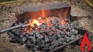 Blacksmithing  Building a simple DIY forge [upl. by Brianne569]