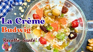 Crème Budwig  Recette Nutritive et Riche en Oméga 3 🍋 [upl. by Latonia]