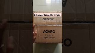 Unboxing new AGARO Air Fryer😃 agaro unboxing ytshorts asmrsounds [upl. by Laon]