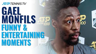 Gael Monfils Funny ATP Tennis Moments Compilation [upl. by Andras233]