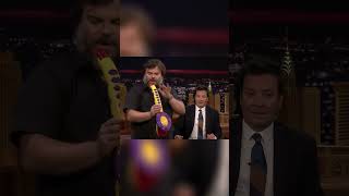 Jack Blacks Epic SaxABoom Performance  The Tonight Show shorts funny viral [upl. by Teleya]